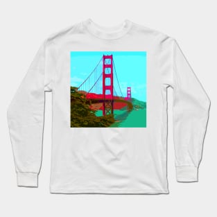 Golden Gate Bridge 001 Long Sleeve T-Shirt